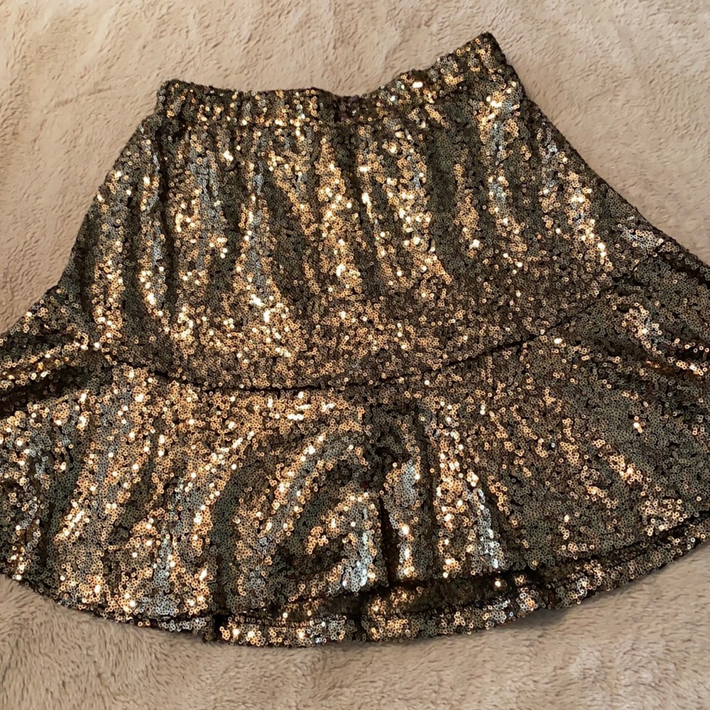 Gold sequined Skirt